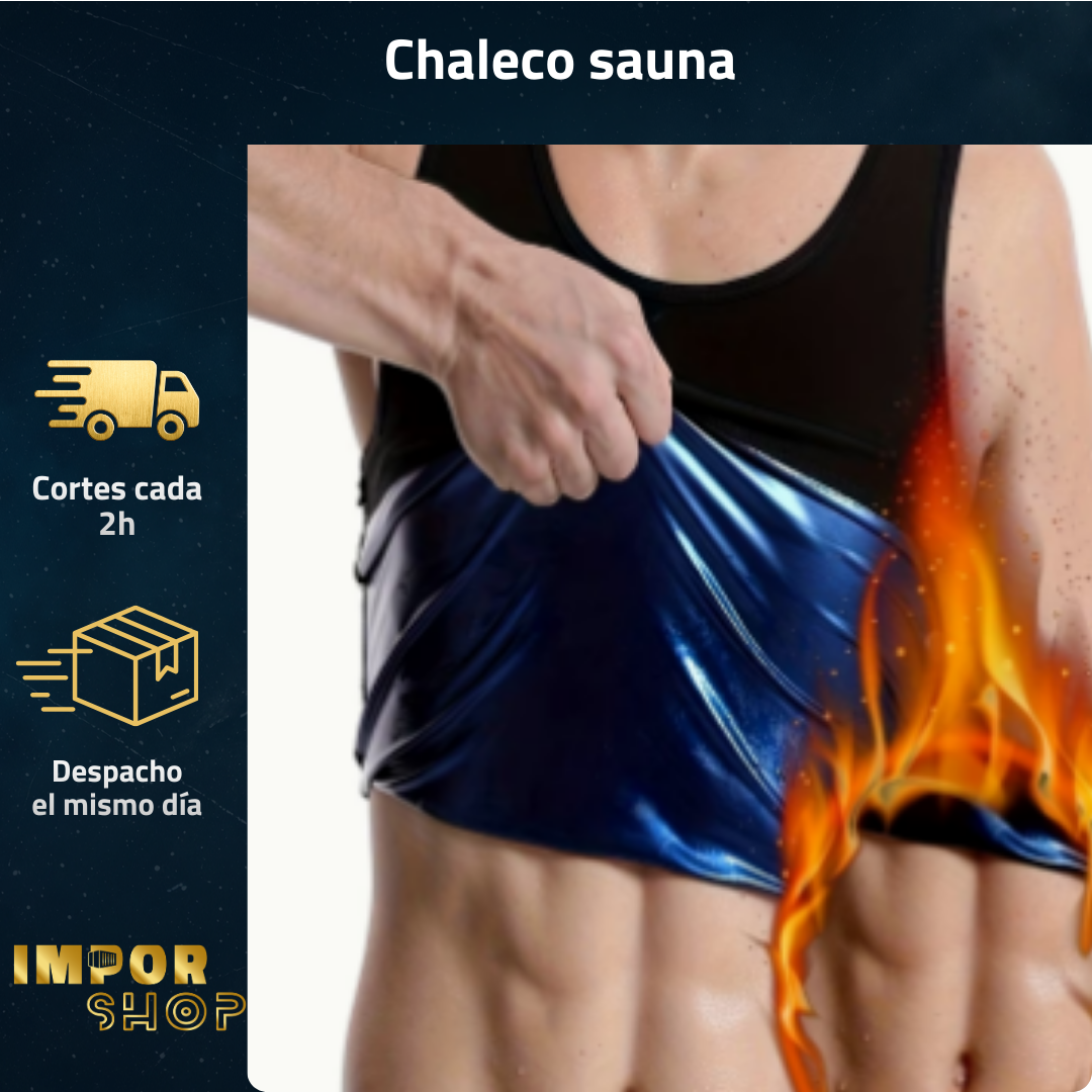 Chaleco Faja Quemador De Grasa Hombre